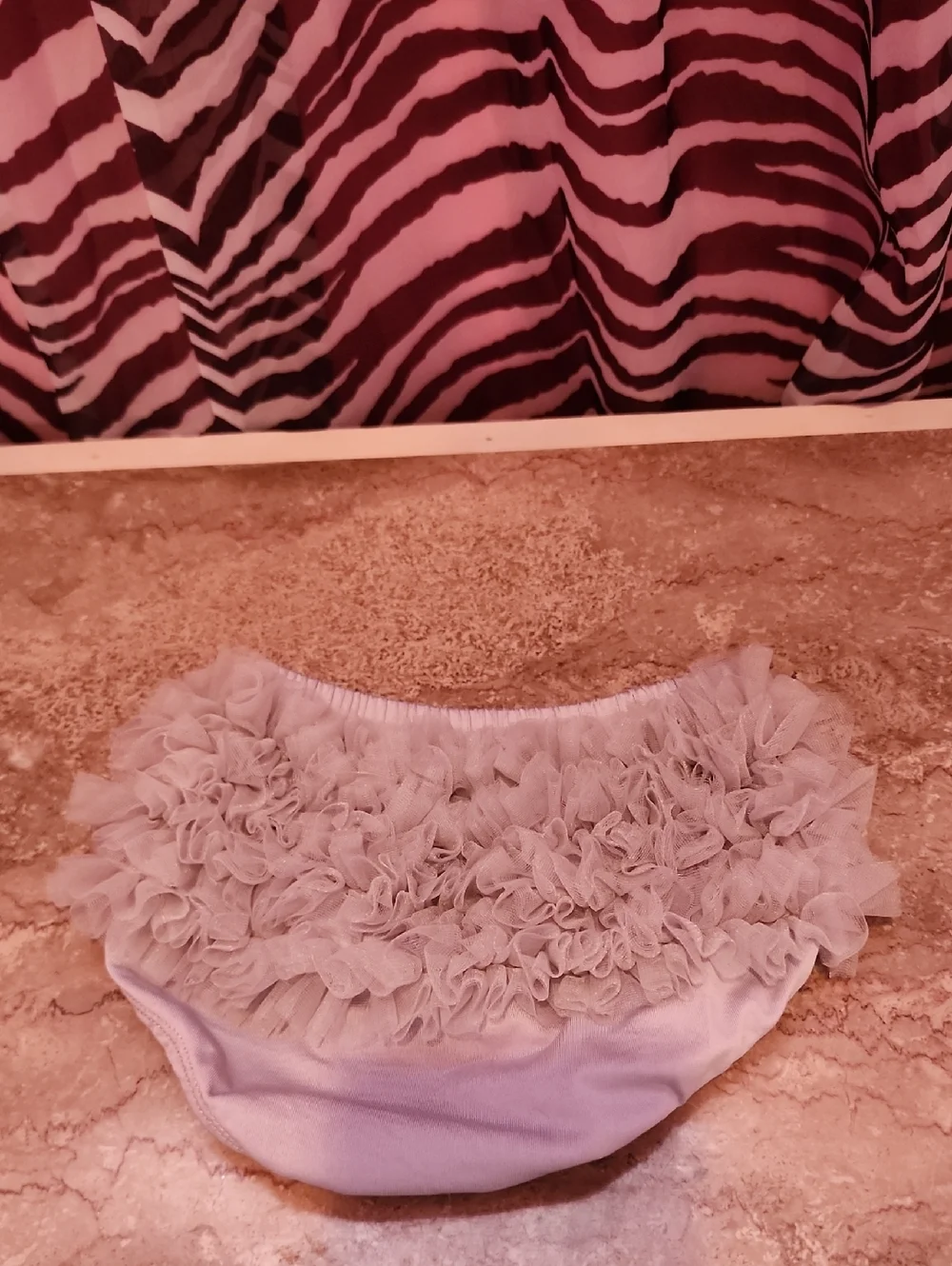 Kids Ruffle Bloomers - Light Gray